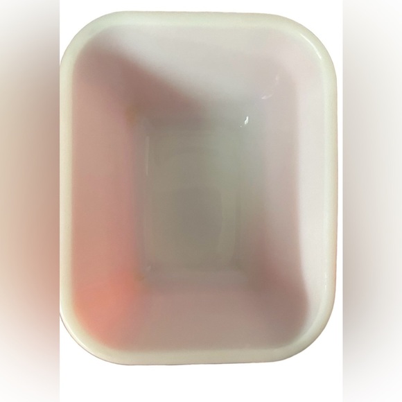 Vintage red pyrex 501-B with clear glass lid 501-C - Picture 6 of 10